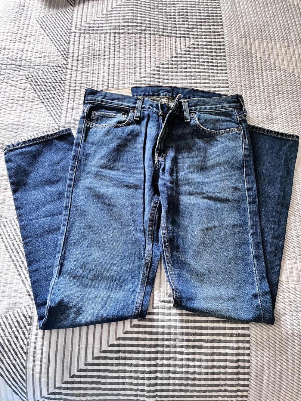 Hollister Straight-Leg Women's Blue Denim Jeans
